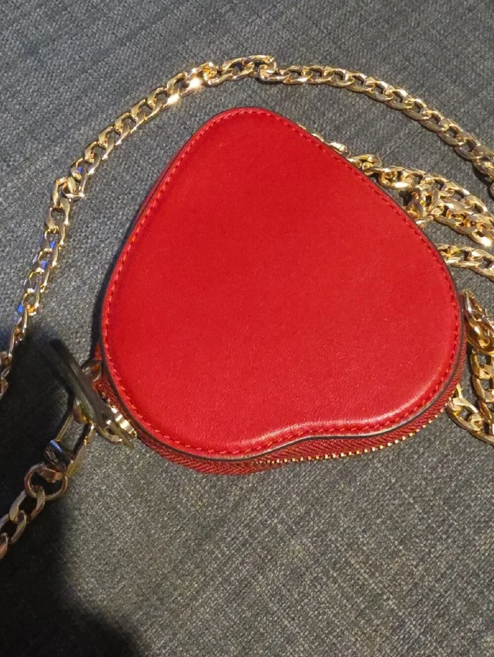 Coach Red and Olive Strawberry Mini Crossbody